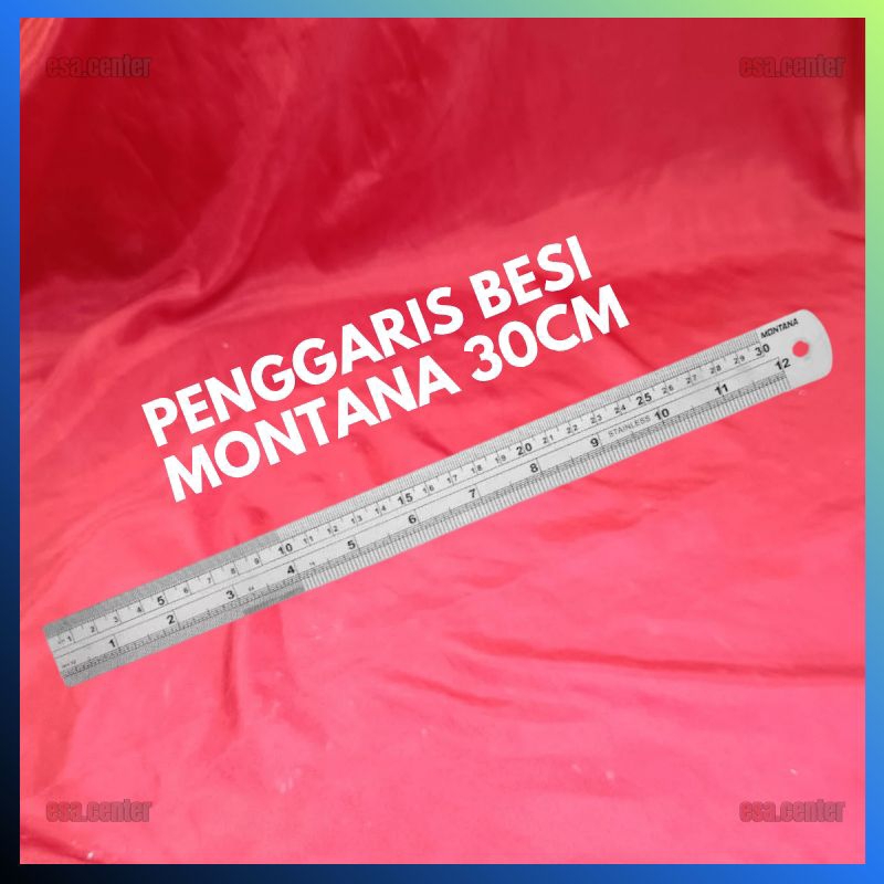 

Penggaris Besi Montana 30 Cm / Garisan Besi Alat Tulis Sekolah / Mistar Besi 30cm