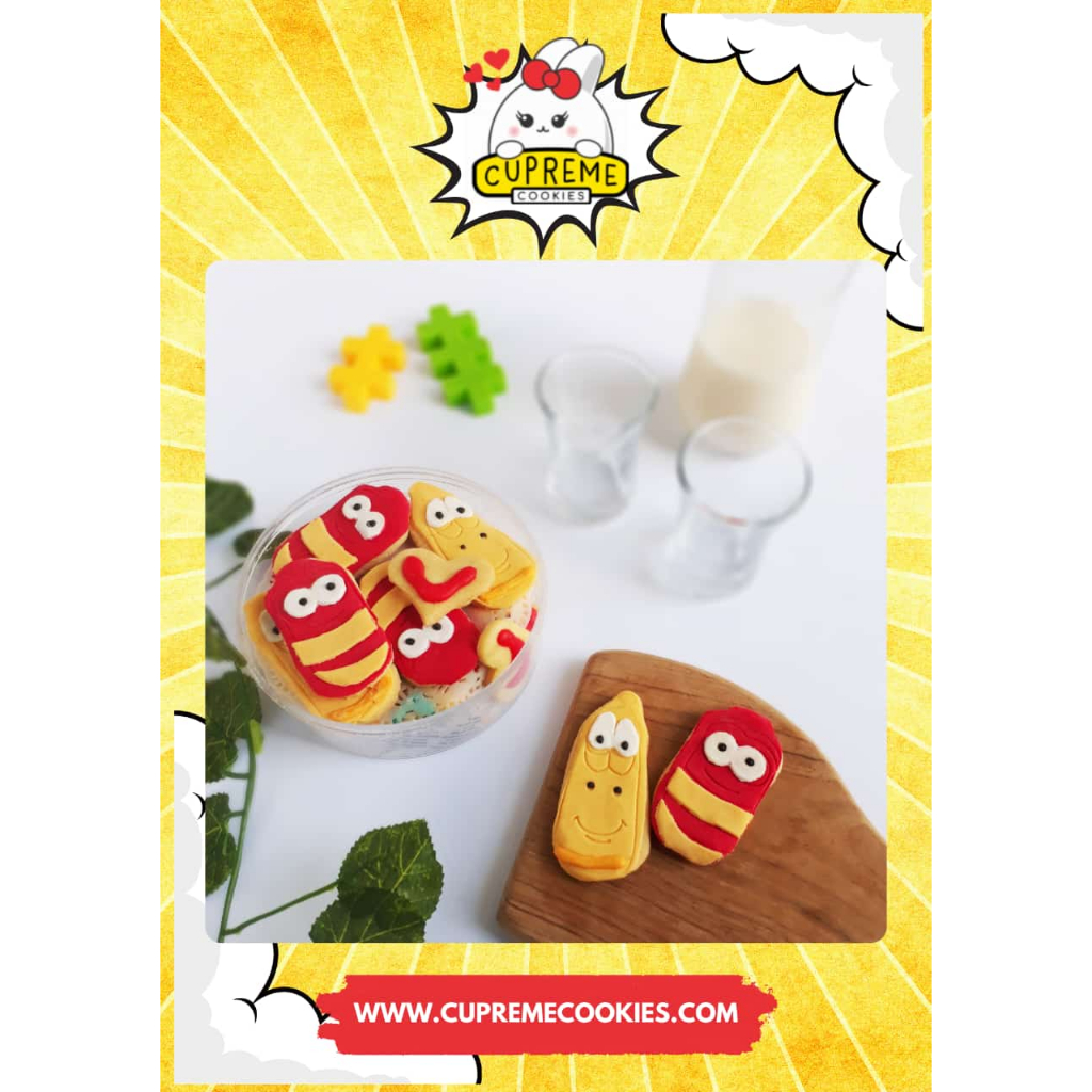 

.CUPREME COOKIES KUE KERING KARAKTER LARVA ( SCP )