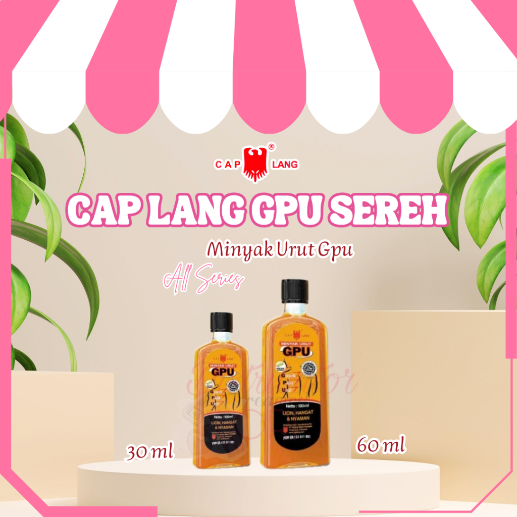Cap Lang GPU SEREH 30ML | 60ML | BPOM CapLang