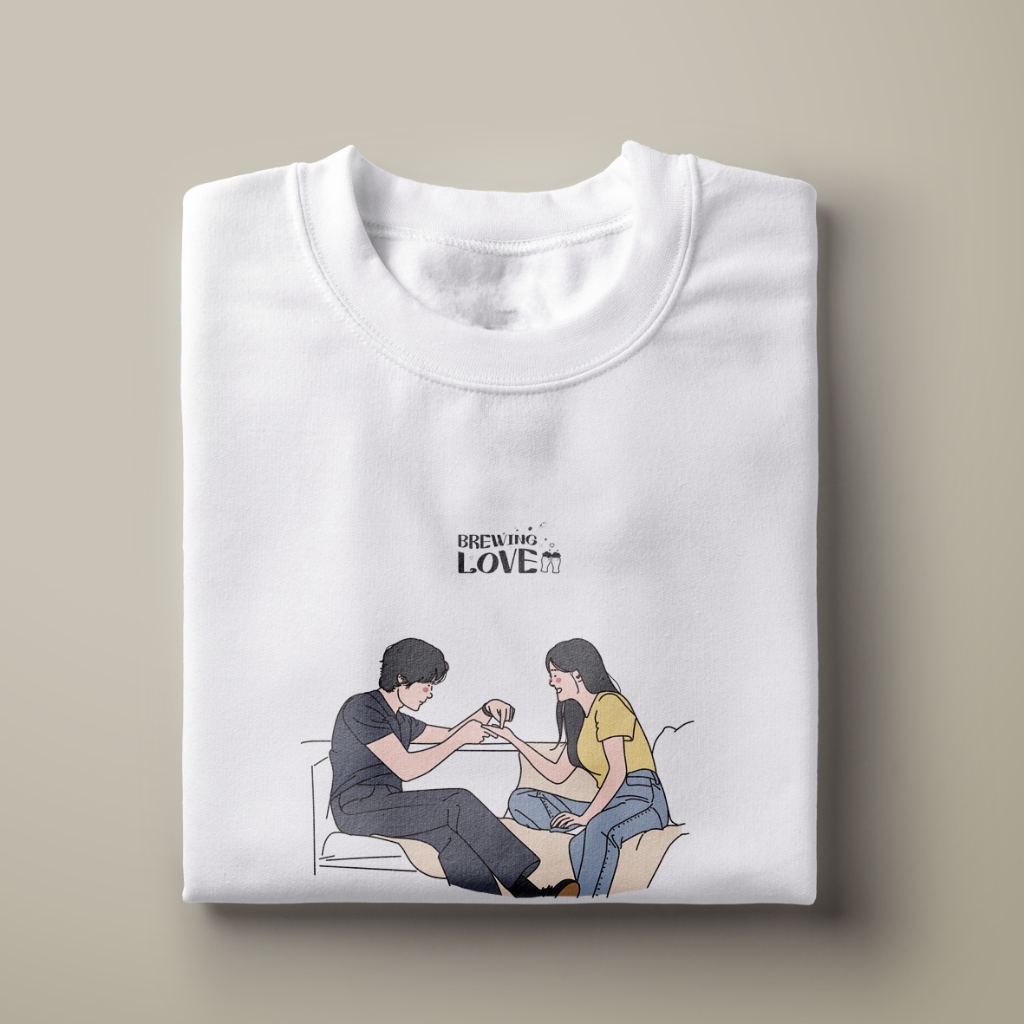 KAOS KDRAMA BREWING LOVE KOREAN DRAMA T-SHIRT KOREAN DRAMA KDRAMA MERCHANDISE KAOS DRAMA KOREA