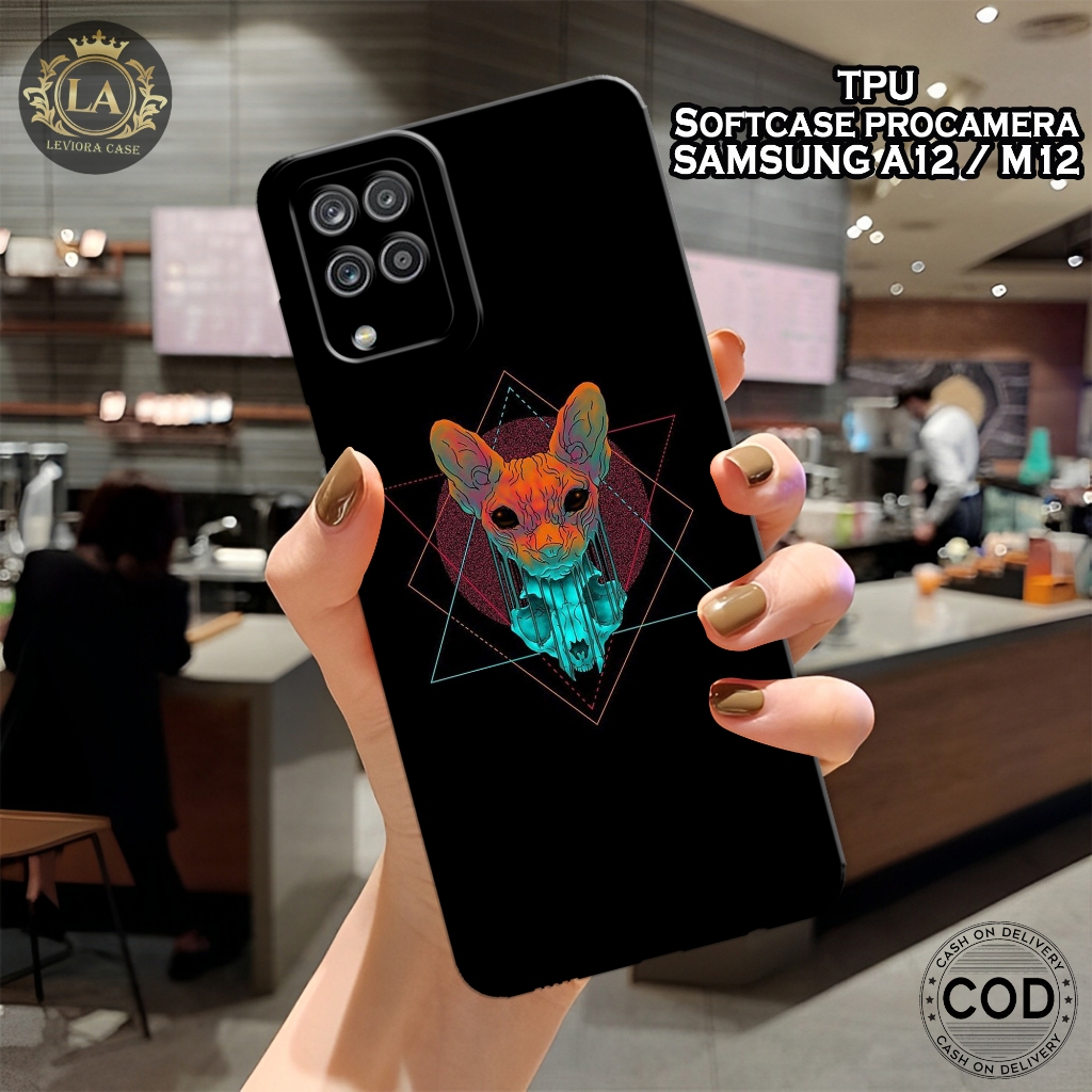 Case Samsung A12 / M12 Terbaru - Leviora Case - Fashion Case Aesthetic - Softcase Samsung A12 / M12 