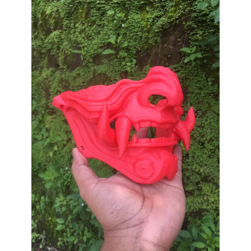 topeng samurai oni mask