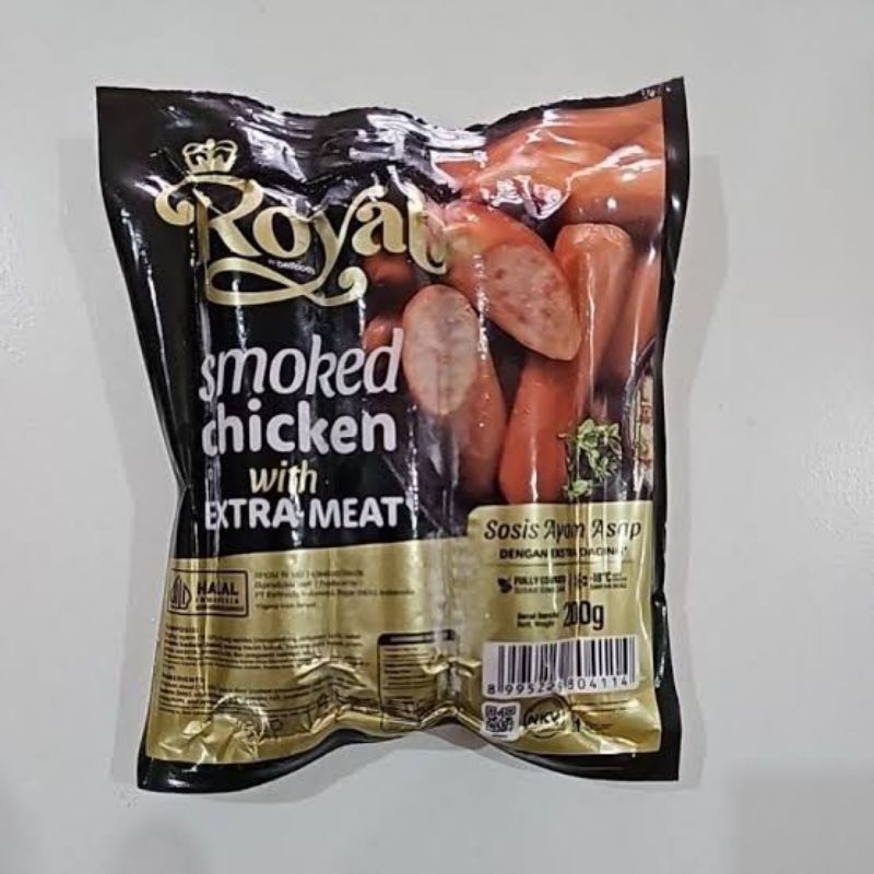 

Royal smoked chiken sausage 200gr