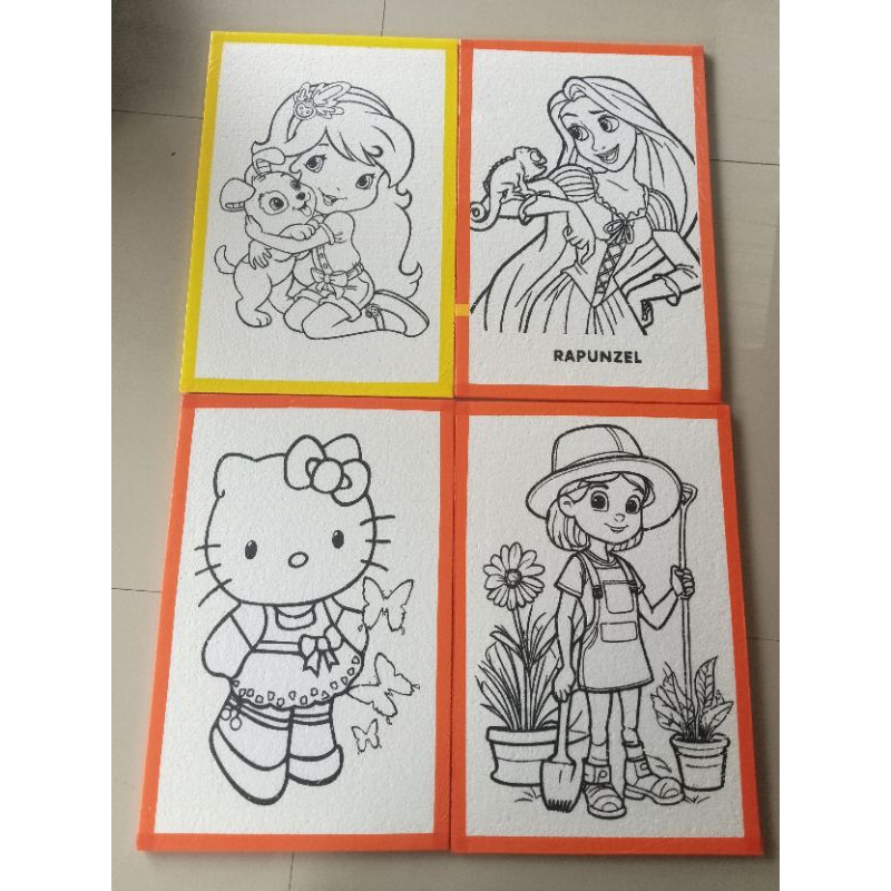 

PAKET 50 STYROFOAM LUKIS ANAK UKURAN JUMBO 33X50X1CM LIST LAKBAN RANDOM