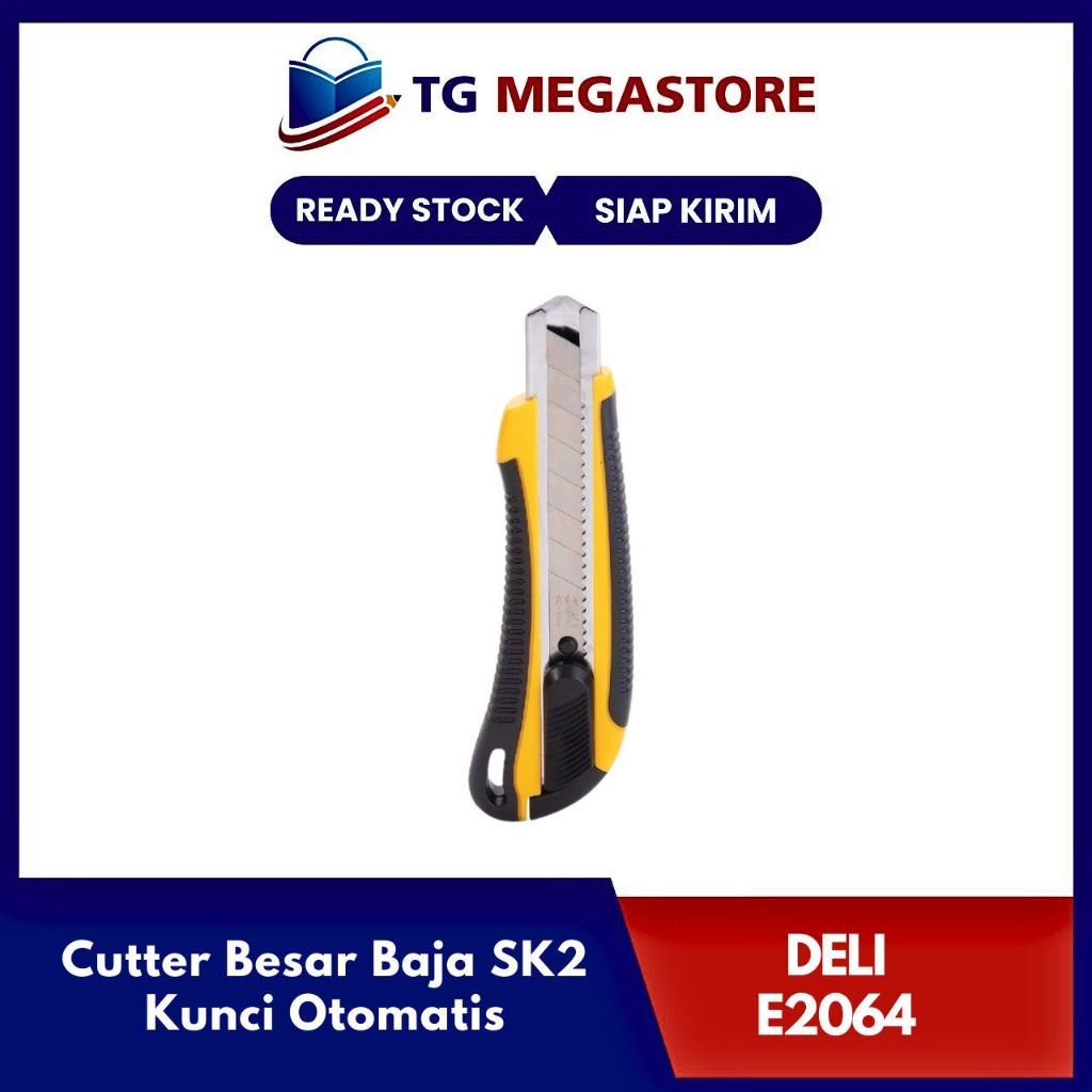 

Cutter Deli Besar Baja SK2 Kunci Otomatis - E2064