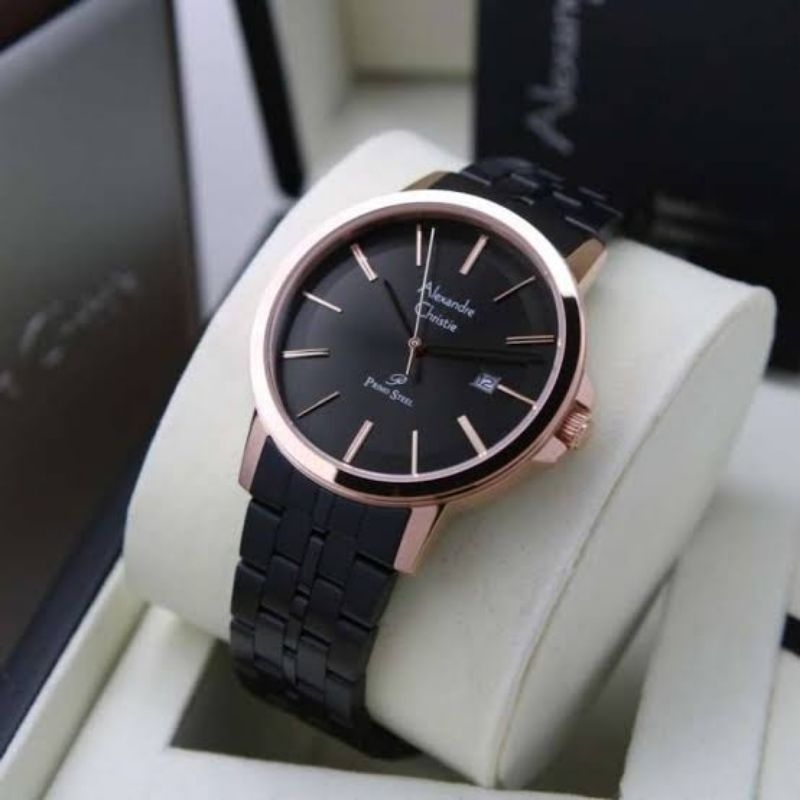 Alexandre Christie jam tangan pria AC 1036 original