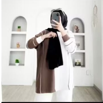Mikayle blouse oversize rajut wanita
