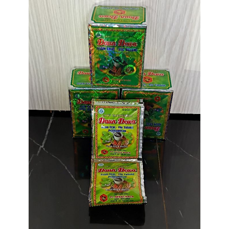 

Daun Dewa serbuk/bubuk jamu