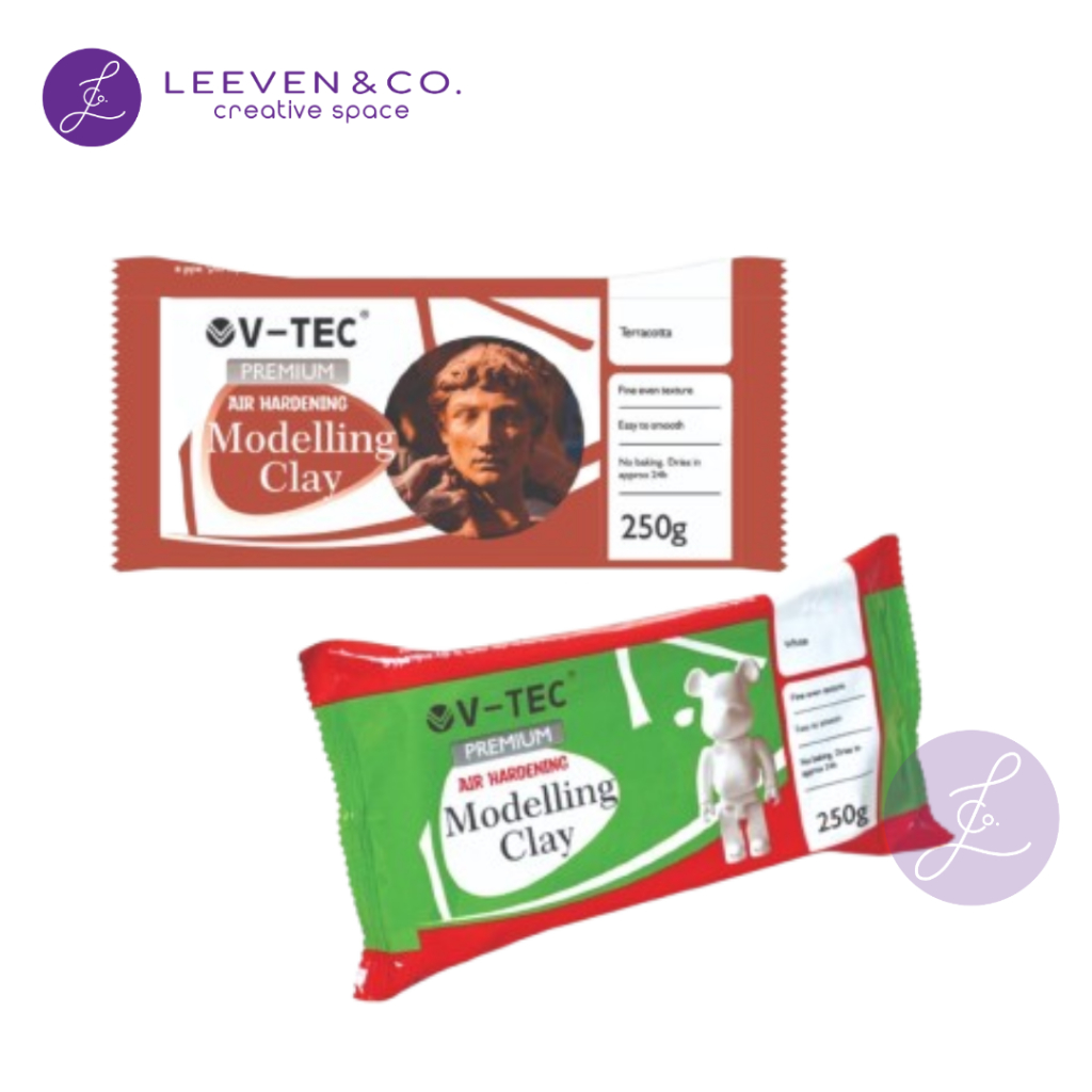

V TEC MODELLING CLAY WHITE/TERRACOTTA 250 G
