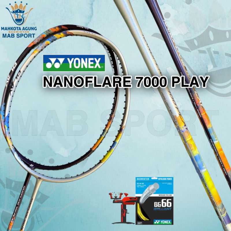 RAKET BADMINTON YONEX NANOFLARE 700 PLAY - HEAD LIGHT BALANCE - SLIM SHAFT - ORIGINAL YONEX MADE IN 