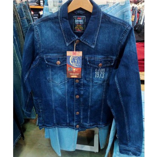 Oke Pr JAKET JEANS WOK CARDINAL ORIGINALJAKET JEANS PRIA CARDINAL ORIGINALJAKET JEANS CARDINAL ORIGI