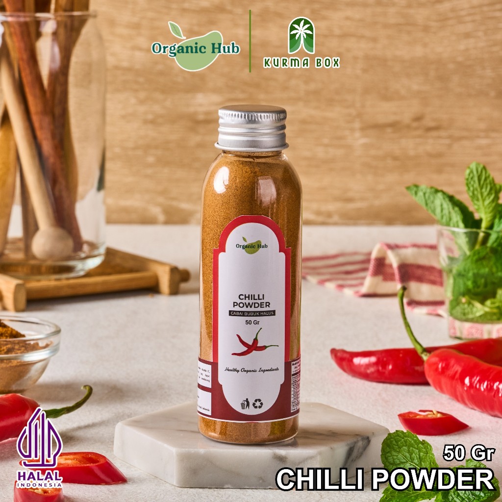 

Organic Hub Cabe Bubuk Premium Quality 100% Natural Chili Powder 50 gr