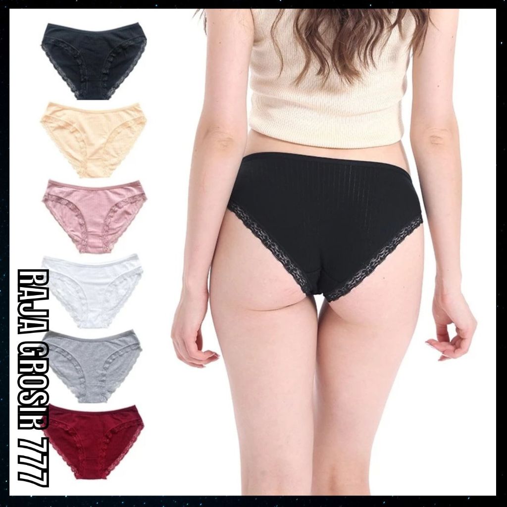 Celana Dalam Wanita Sexy CD Renda Waist Mulus thong Bahan Lembut PDW 26