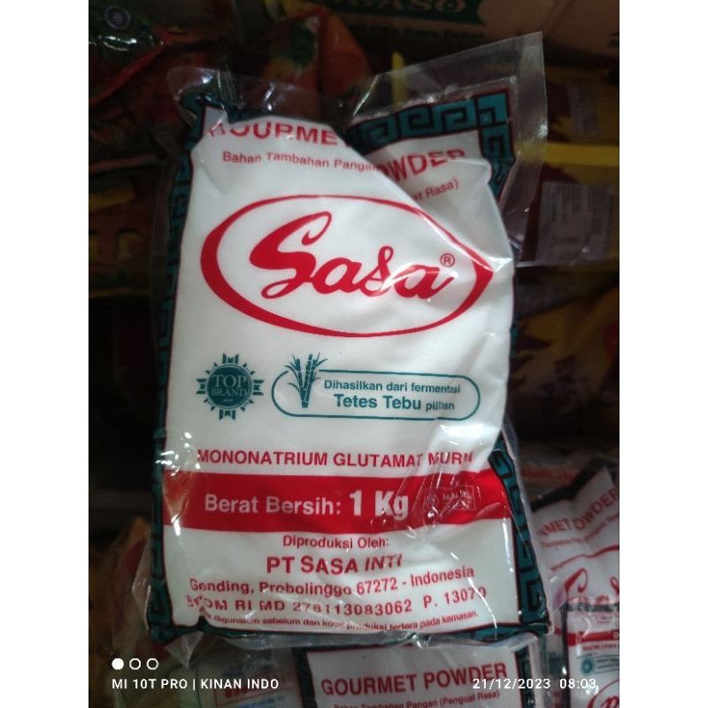 

Sasa penyedap rasa kemasan kiloan (micin SASA)