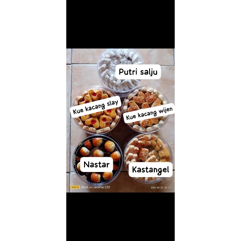 

Kue kering aneka varian / Kastengel / Putri Salju / Nastar / kue kacang edisi Lebaran