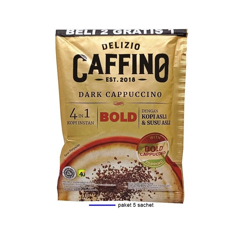 

CAFFINO DARK KOPI CAPPUCINO POUCH