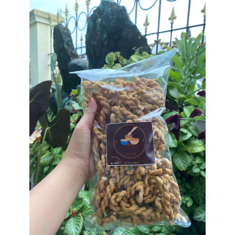 

Kue Kering Plintiran Mini / Kepang Kecil / Plonter / Untir-untir 500gr