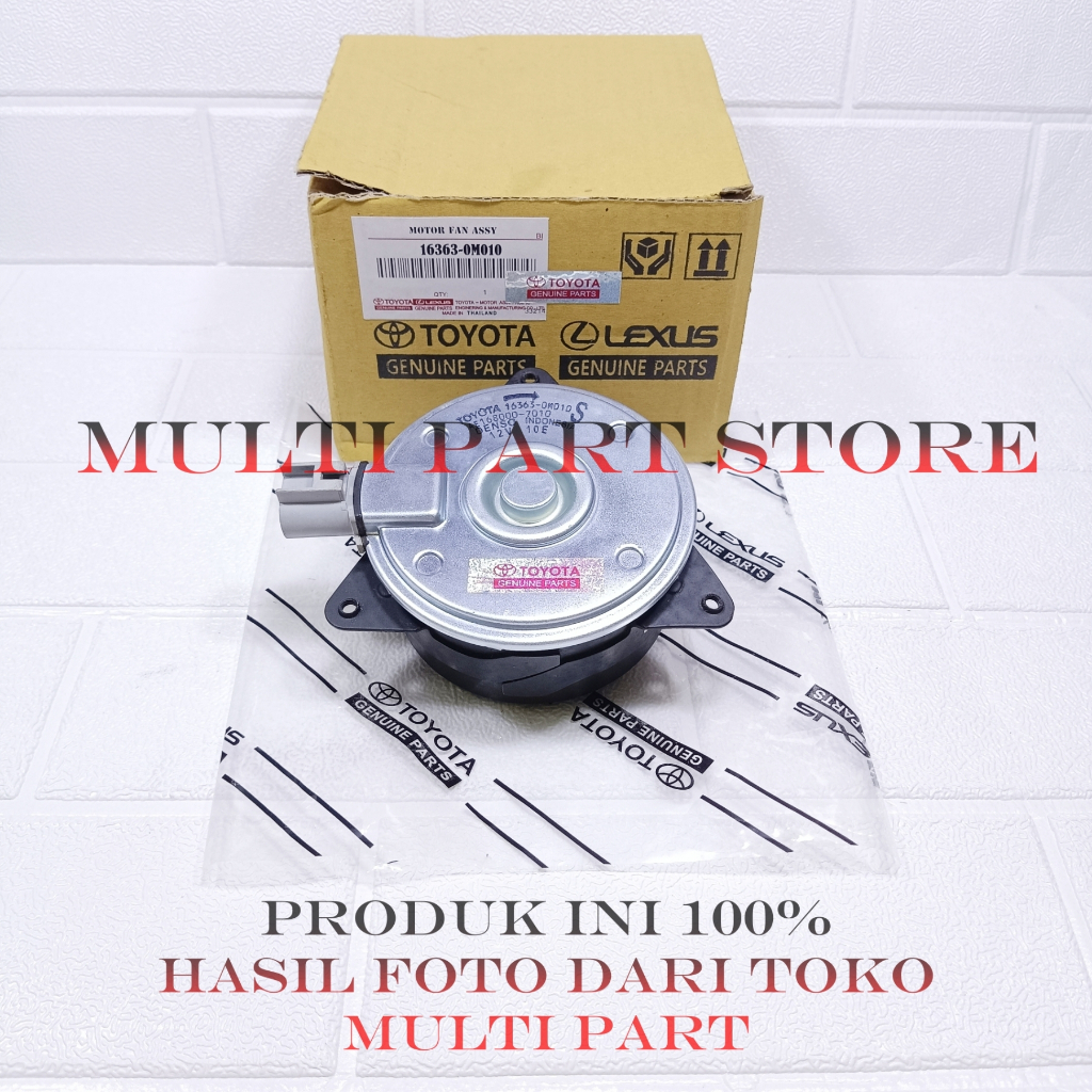 MOTOR FAN RADIATOR COOLING FAN TOYOTA VIOS LAMA