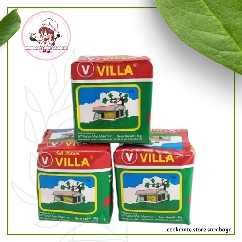 

Teh Hitam Villa 50gr / Teh Seduh Villa / Teh Villa