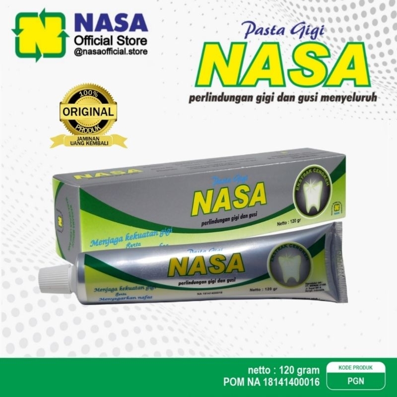 PASTA GIGI NASA Asli Original NASA Official Store PGN Pagina Odol Gudang Stockist Distributor Lisda 