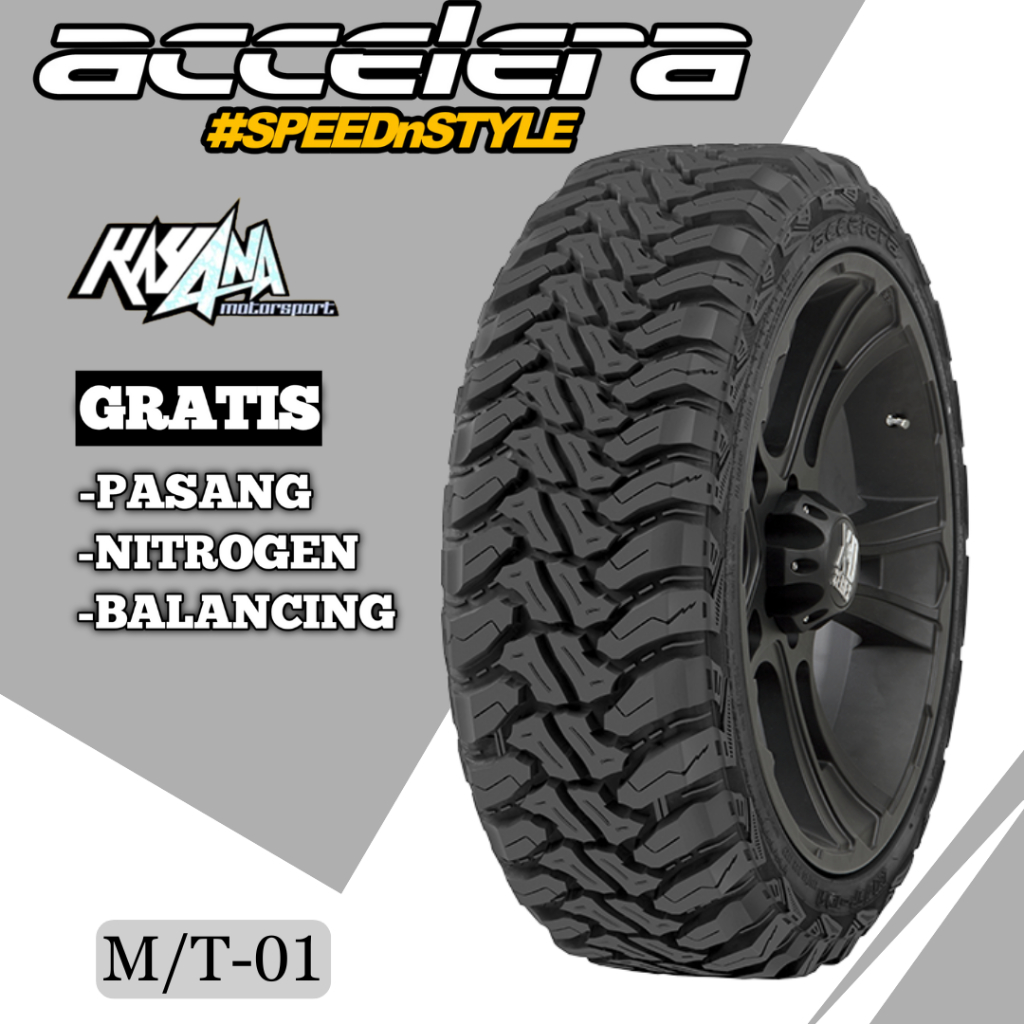 Ban Offroad Ring 15 Ukuran 235 75 R15 Merk Accelera M/T01 Ban Mobil Ring 15 Offroad