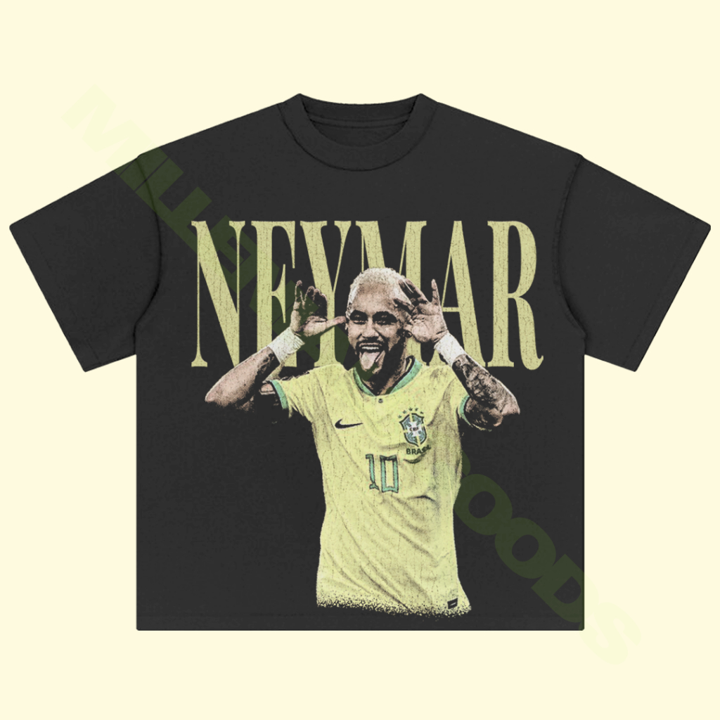 NEYMAR JR FOOTBALL - BOXY OVERSIZED/REGULAR MILLENIALS T-SHIRT