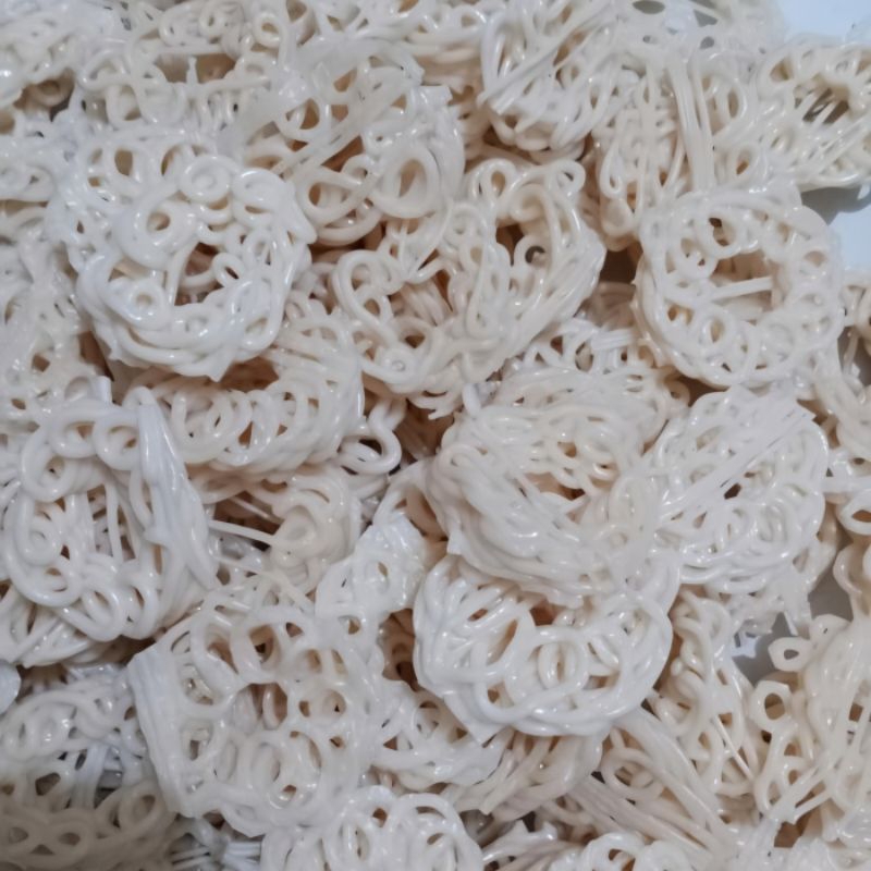 

12PCS KERUPUK MAWAR PUTIH 1KARDUS / KERUPUK SEBLAK