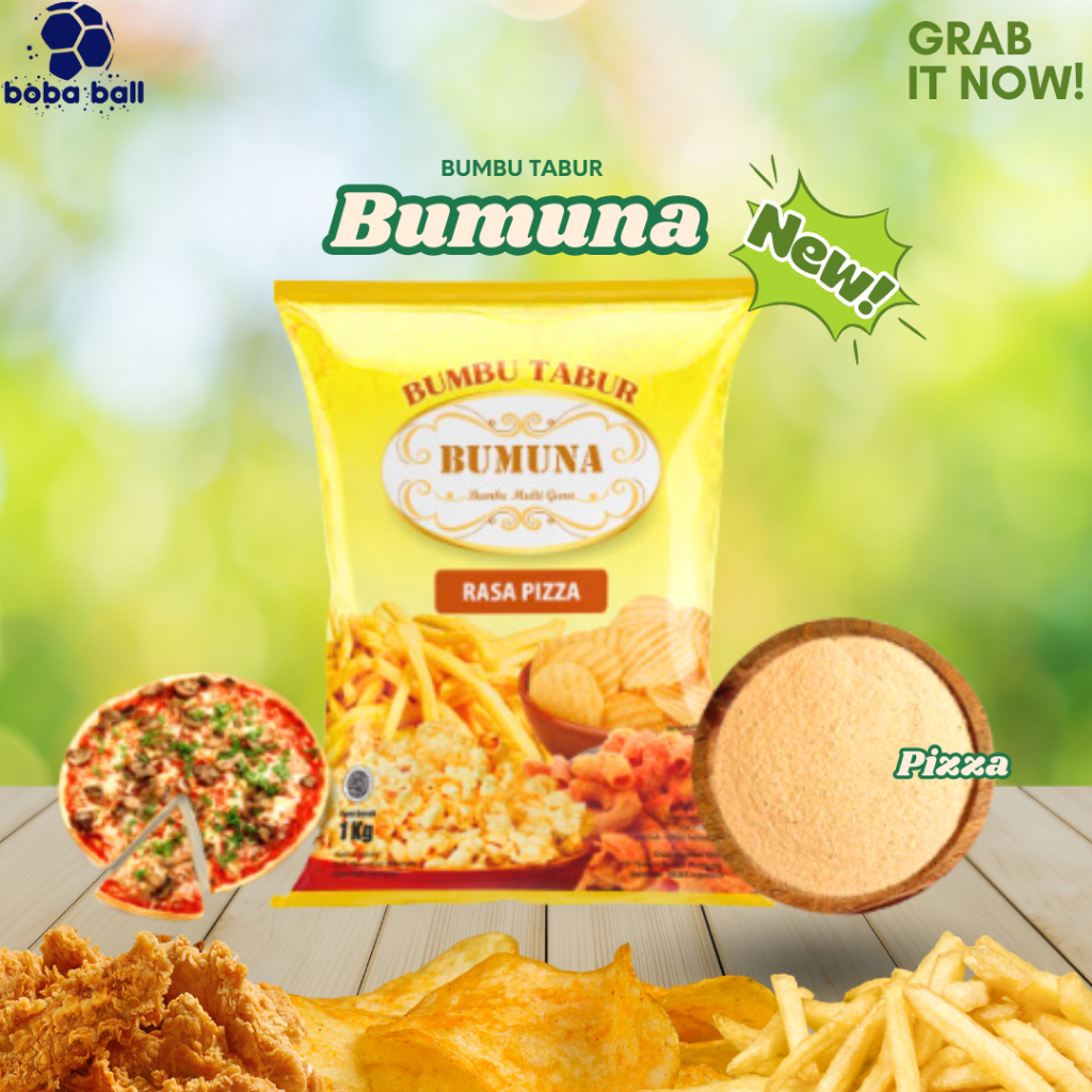 

Bumuna Bumbu Rasa Pizza | Bubuk Tabur Premium Kentang Keripik Makaroni 1 Kg