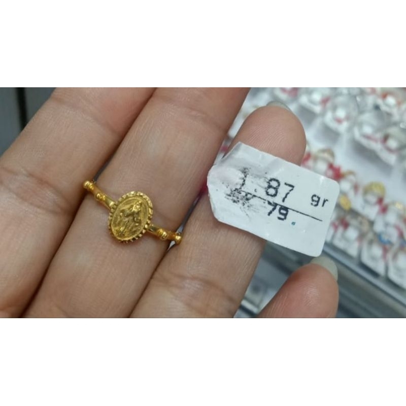 Cincin emas 75 bunda maria rosario