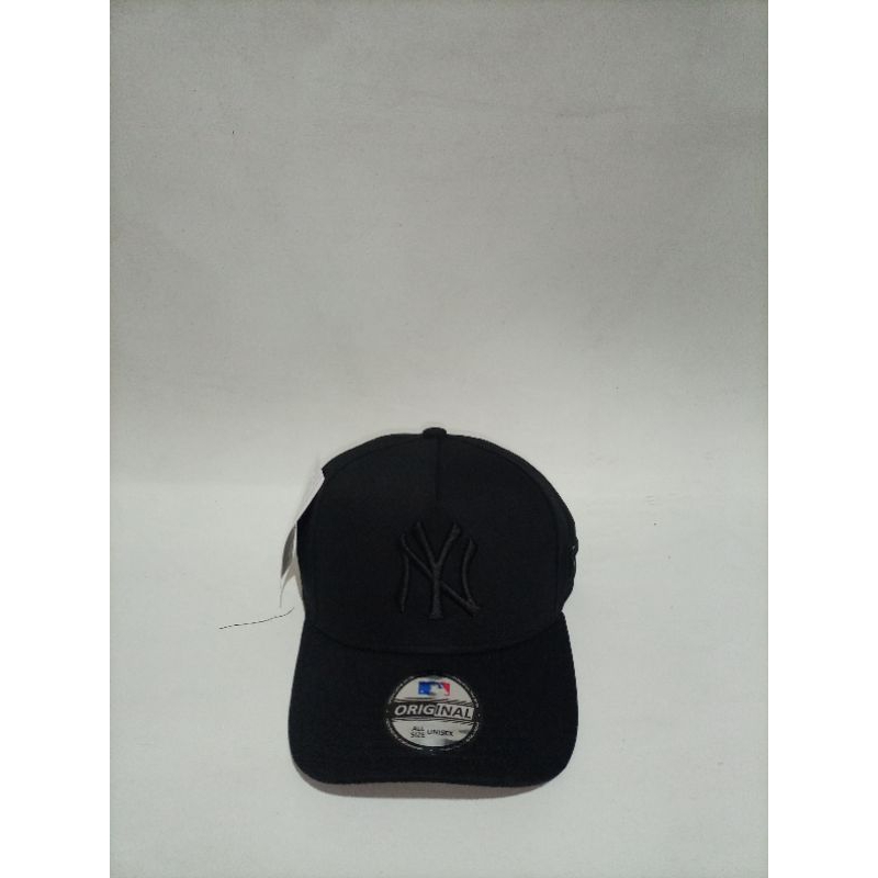 topi pria/wanita logo NY full black