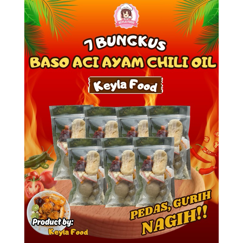 

7 Bungkus Boci Chili Oil ayam suwir enak pedas gurih