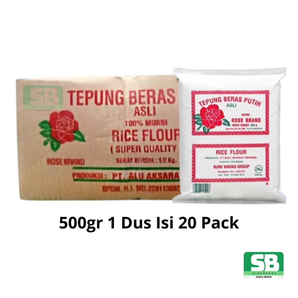 Rose Brand 1 Dus (Ekonomis) Tepung Beras Rose Brand