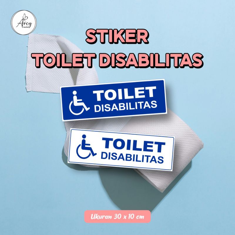 Stiker Toilet Disabilitas