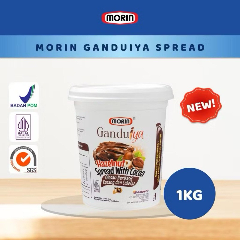 

Morin Ganduiya Selai Coklat Hazelnut 1 Kg