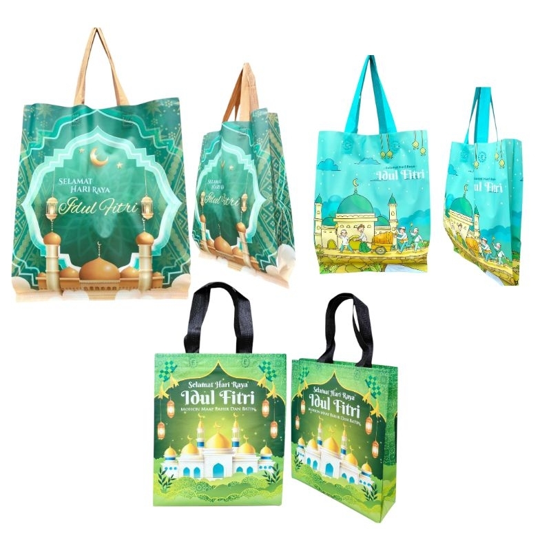 

(Perlusin) Tas Lebaran Idul Fitri Laminasi / Tas Hampers Lebaran