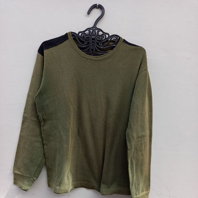 prelove tshirt lengan panjang army /kaos lengan panjang pria wanita