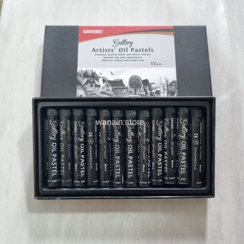 

Greebel Artist Oil Pastel Ecer Satuan Hitam Black