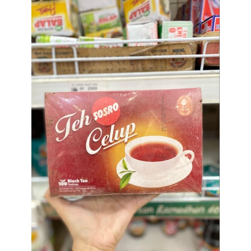 

TEH SOSRO CELUP 1box isi 100kantong