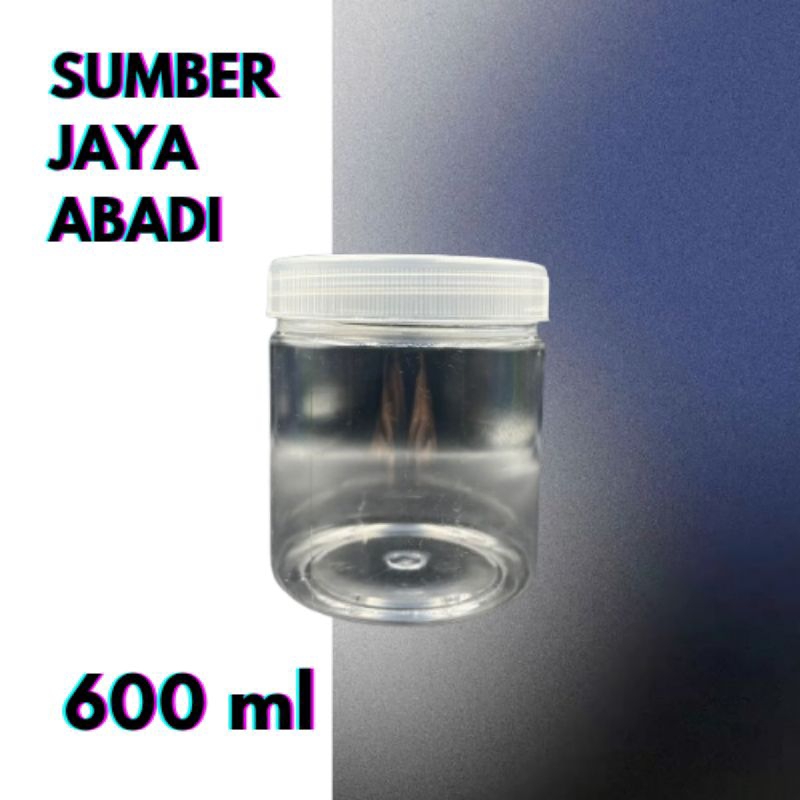 Toples plastik / Jar plastik / toples makanan / toples sambal / toples / toples bulat / toples kue k