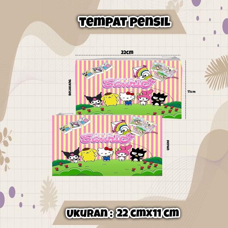 

Pencil Case SANRIO Tempat Pensil Kostak Kotak wadah Pouch
