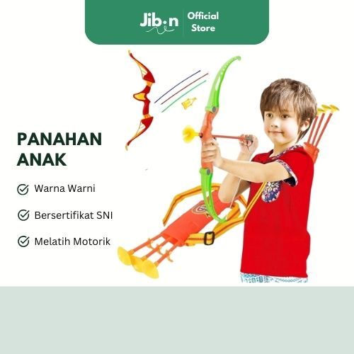 JIBIN Mainan Panahan Anak Laki-Laki / Mainan Panah Memanah Busur / Mainan Anak Laki-Laki Murah