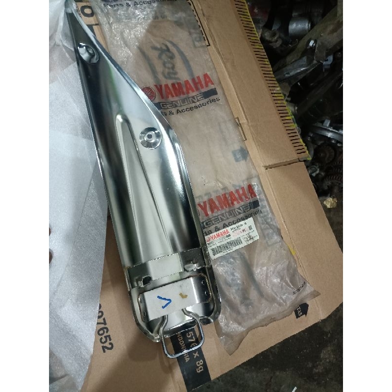tameng cover knalpot RX king 2007 2008 2009 new peredam