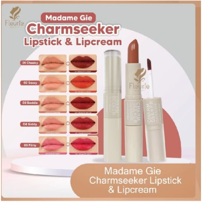 Madame gie Ombre lip 2 in 1Lipstick & Lipcream Charmseeker