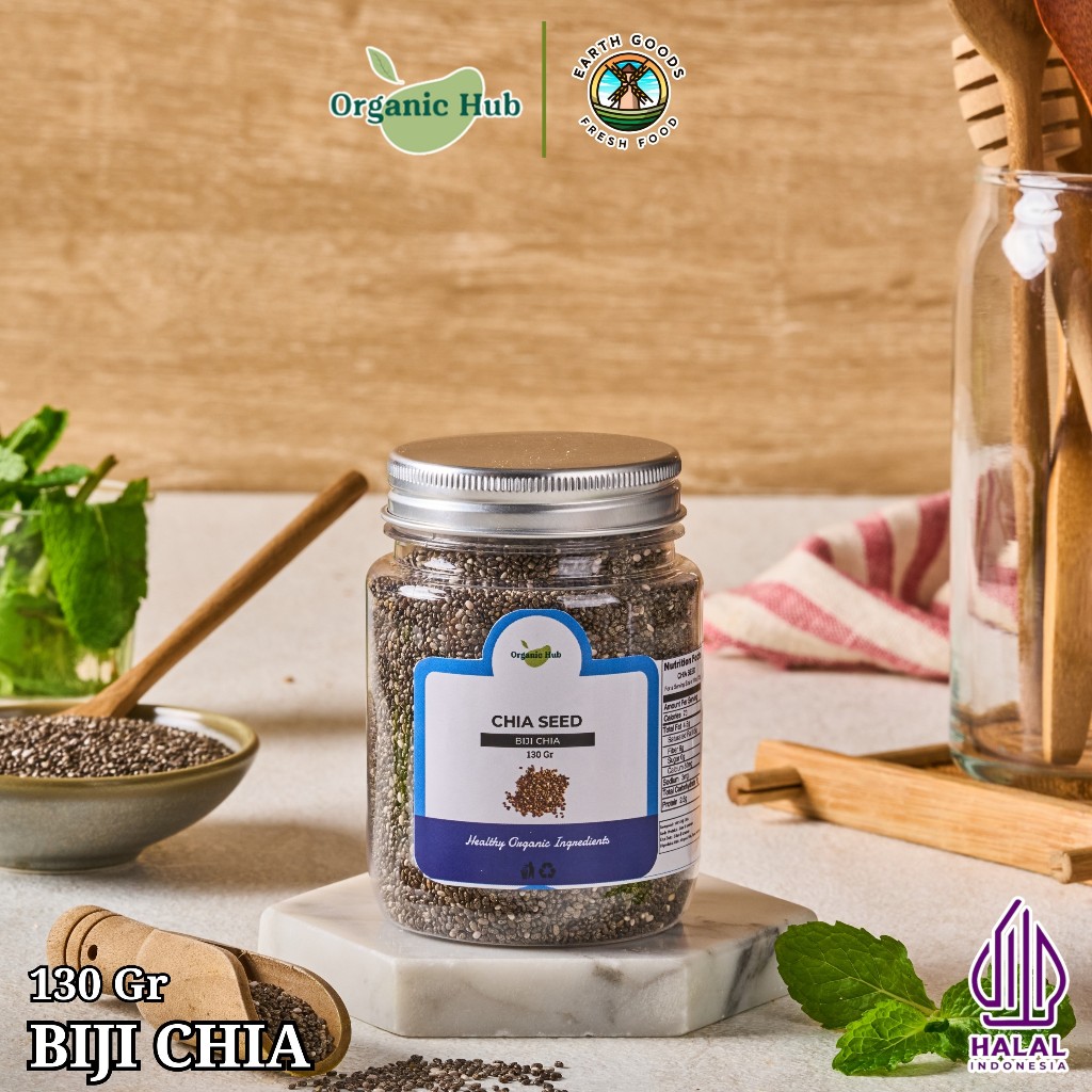 

Organic Hub Chia Seed Black Chiaseed Original Kualitas Premium Untuk Diet 70 gr