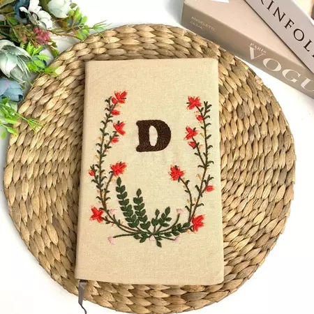 

INITIAL FLOWER BOOK EMBROIDERY