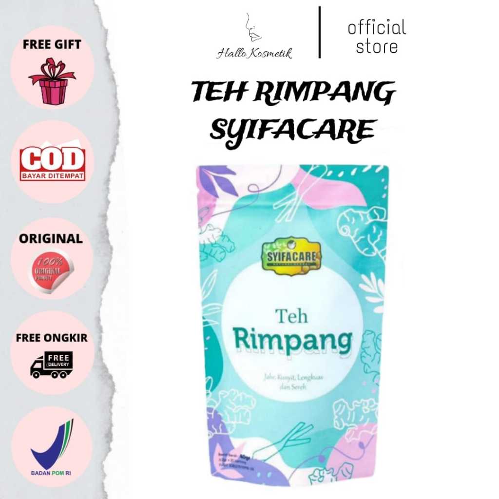

Teh Rimpang BPOM Syifacare | Minuman Rempah ala JSR | Teh Diet Detox | Pelangsing Herbal | Imunitas
