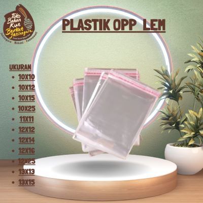 Ay00 PLASTIK OPP LEM PER PACK ISI 1000 LEMBAR / PLASTIK KUE / PLASTIK COOKIES
