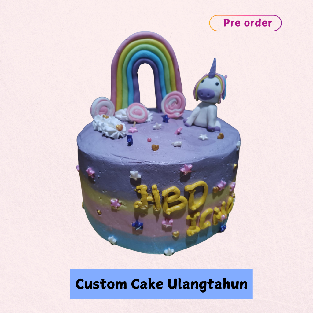 

Custom cake karakter ulang tahun anak