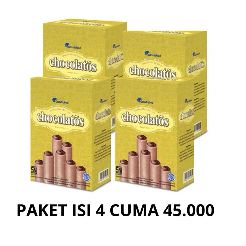 

Jajan CHOCOLATOS ISI 4 DUS