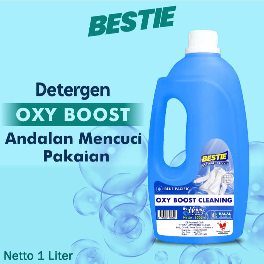 Bestie OXY BOOST Detergen Pembersih Noda Membandel 1 Liter